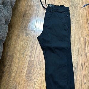 XS Black hollister small skinny joggers